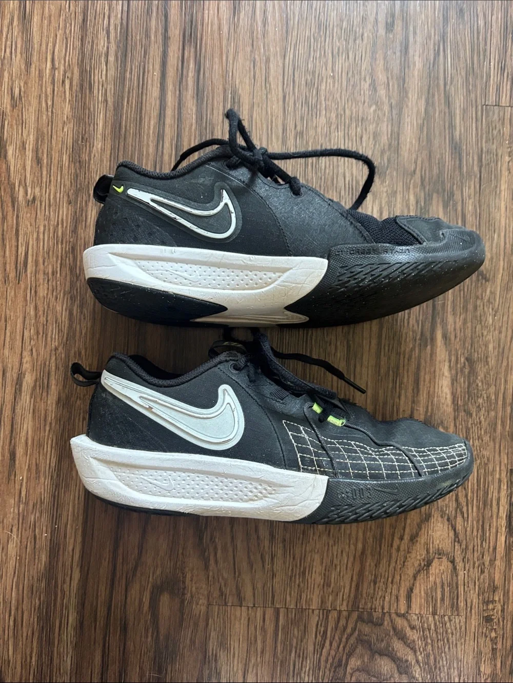 Nike G.T. Cut 3 GS Black White FD7033-001 Basketball Shoes 5.5Y